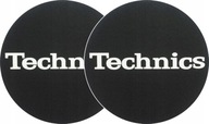 Slipmats Technics gramofón slipmat biele logo