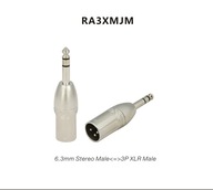 Roxtone RA3XMJM redukcia XLR samec stereo jack konektor