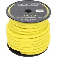 Ground Zero GZPC 50Y napájací kábel 50mm2 žltý