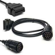 BMW 10 pin 10 pin ICOM D Carly adaptérový konvertorový kábel OBD2 OBD 2 BMW 10 pin 10 pin ICOM D Carly adaptérový konvertorový kábel OBD2 OBD 2