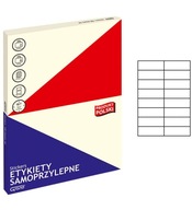 SAMOLEPIACIE ETIKETY A4/100 GRAND 105x37 mm SAMOLEPIACIE ETIKETY A4/100 GRAND 105x37 mm