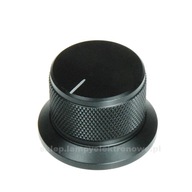 Čierny gombík potenciometra 38mm GAL-38-008B Čierny gombík potenciometra 38mm GAL-38-008B