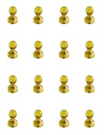 16 x NEODYMUM Magnet Žltá tabuľa do chladničky 16 x NEODYMUM Magnet Žltá tabuľa do chladničky