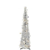 Reťaz na vianočný stromček s LED osvetlením 1,2m