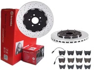 BREMBO PREDNÉ DISKY, DESTIČKY, AUDI A4 RS4 B7 365MM BREMBO PREDNÉ DISKY, DESTIČKY, AUDI A4 RS4 B7 365MM