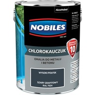 Nobiles Chlórová guma Grafitová sivá RAL 7024 5L Nobiles Chlórová guma Grafitová sivá RAL 7024 5L