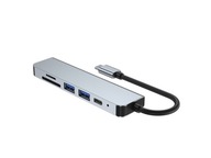 Dokovacia stanica TECH-PROTECT V4-Hub 6v1 Šedá Dokovacia stanica TECH-PROTECT V4-Hub 6v1 Šedá