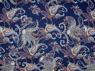 SATÉNOVÁ látka na šaty SLIPPER NAVY BLUE SATÉNOVÁ látka na šaty SLIPPER NAVY BLUE