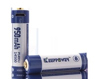 KP ICR14500-95PCM 950mAh Li-ION m-USB batéria KP ICR14500-95PCM 950mAh Li-ION m-USB batéria