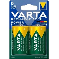 Nabíjacie batérie VARTA GERMANY R20 HR20 R2U 3000mAh dobíjacia batéria 2 ks. Nabíjacie batérie VARTA GERMANY R20 HR20 R2U 3000mAh dobíjacia batéria 2 ks.