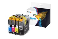 Sada atramentov pre DCP J132W J152W LC121 / 123 CMYK Sada atramentov pre DCP J132W J152W LC121 / 123 CMYK
