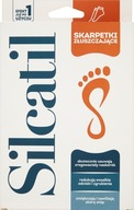 Silcatil, exfoliačné ponožky, 1 pár