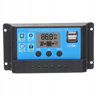 Solárny regulátor nabíjania 12/24V LCD 30A USB