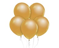 Metalické balóny Dark Gold B&C 30 cm 50 ks