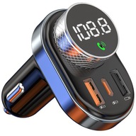 FM BLUETOOTH VYSIELAČ RÝCHLA NABÍJAČKA DO AUTO 2x USB USB-C QC 3.0 pd FM BLUETOOTH VYSIELAČ RÝCHLA NABÍJAČKA DO AUTO 2x USB USB-C QC 3.0 pd
