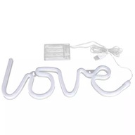 LOVE LED TEXT 3D PODSVETLO BIELE FARBA LAMPY LOVE LED TEXT 3D PODSVETLO BIELE FARBA LAMPY