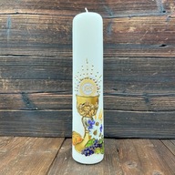 Parafínová oltárna sviečka Kalich s hostiou IHS