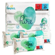 PAMPERS VLHČENÉ Utierky AQUA PURE 3X48 144KS PAMPERS VLHČENÉ Utierky AQUA PURE 3X48 144KS