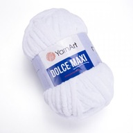 Priadza YarnArt Dolce Maxi 70m 200g farba 741 biela Priadza YarnArt Dolce Maxi 70m 200g farba 741 biela