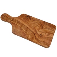 DOSKA s rúčkou na rezanie a servírovanie, vyrobená z ekologického olivového dreva, 23 x 11 cm DOSKA s rúčkou na rezanie a servírovanie, vyrobená z ekologického olivového dreva, 23 x 11 cm