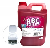 TEKUTINA DO TURISTICKEJ WC ABC WC 5L ČERVENÁ TEKUTINA DO TURISTICKEJ WC ABC WC 5L ČERVENÁ