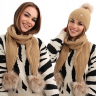 SET ALPACA ŠÁLKA ČIAPKA, TEPLÝ KARAMEL 2513 SET ALPACA ŠÁLKA ČIAPKA, TEPLÝ KARAMEL 2513
