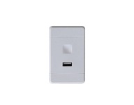 Nábytkový dotykový vypínač pre LED s USB zásuvkou