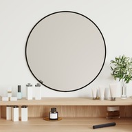 ČIERNE NÁSTENNÉ ZRKADLO Ø 50CM okrúhle ČIERNE NÁSTENNÉ ZRKADLO Ø 50CM okrúhle
