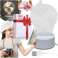 GLOBUS zemná nočná lampa 3D LED 3 REŽIMY na USB pre deti Dekoratívne GLOBUS zemná nočná lampa 3D LED 3 REŽIMY na USB pre deti Dekoratívne