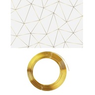Ozdobný pásik, ozdobná zlatá elastická páska