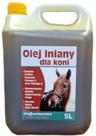 Prémiový ľanový olej pre kone, 5 litrov Prémiový ľanový olej pre kone, 5 litrov