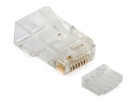 Modulárna zástrčka RJ45/6*P100, balenie 100 ks Modulárna zástrčka RJ45/6*P100, balenie 100 ks