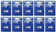 10x VARTA CR123 Lítiová batéria 3V 123A 123 CR 17345 10-ks 10x VARTA CR123 Lítiová batéria 3V 123A 123 CR 17345 10-ks