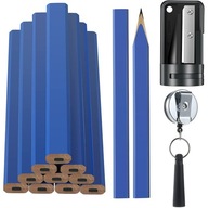 12ks čiernych olovených tesárskych ceruziek DIY Builder
