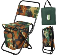 Skladacia turistická záhradná stolička + taška NILS
