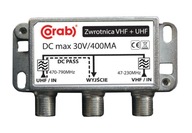 UHF+VHF MUX-8 DVB-T2 TV anténny zlučovač