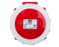 Panelová zásuvka 16A 5P 400V /75x75/ červená IP67 POWER TWIST 3152-6 Panelová zásuvka 16A 5P 400V /75x75/ červená IP67 POWER TWIST 3152-6
