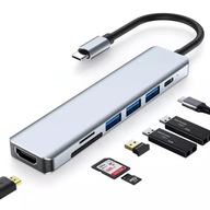 Thunderbolt 3 USB-C 3.1 USB adaptér Čítačka SD TF