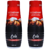 2x SODASTREAM COLA SATURATOR SIRUP 440 ML 2x SODASTREAM COLA SATURATOR SIRUP 440 ML