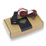 2x USB nabíjačka VW T5 2003-2009 - V2 RED Light 2x USB nabíjačka VW T5 2003-2009 - V2 RED Light