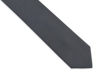 Šedá pánska kravata, štruktúrovaný materiál D317