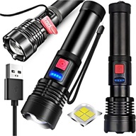 VEĽMI VÝKONNÁ LED TAKTICKÁ BATERKA XHP90 ZOOM USB VEĽMI VÝKONNÁ LED TAKTICKÁ BATERKA XHP90 ZOOM USB