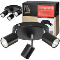 STROPNÉ SVIETIDLO, KRUHÁ HALOGÉNOVÁ LAMPA, 3x GU10 STROPNÉ SVIETIDLO, KRUHÁ HALOGÉNOVÁ LAMPA, 3x GU10