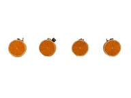 Závažia, spony na obrus, 4 ks, ORANŽOVÁ Závažia, spony na obrus, 4 ks, ORANŽOVÁ