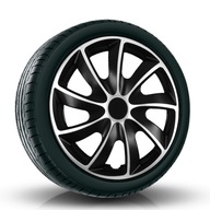 16-palcový NRM Quad Bicolor kryt náboja strieborná čierna 1x 16-palcový NRM Quad Bicolor kryt náboja strieborná čierna 1x