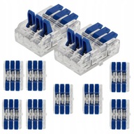 Sada 10x rýchlospojok Elektrický rýchlospojka, 3-cestná, 4 mm Sada 10x rýchlospojok Elektrický rýchlospojka, 3-cestná, 4 mm