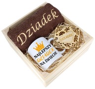 SKVELÝ DARČEK PRE DEDKA UTERÁK + KRABIČKA NA HRNKY SKVELÝ DARČEK PRE DEDKA UTERÁK + KRABIČKA NA HRNKY