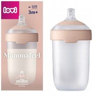 Fľaša na kŕmenie LOVI Mammafeel 250ml s dynamickým cumlíkom 3m+ Fľaša na kŕmenie LOVI Mammafeel 250ml s dynamickým cumlíkom 3m+