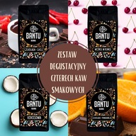 DEGUSTAČNÁ SADA KÁVY 4 OCHUTNÉ KÁVY 100G ZRNKOV DEGUSTAČNÁ SADA KÁVY 4 OCHUTNÉ KÁVY 100G ZRNKOV