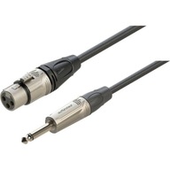 Samec XLR kábel - Jack 6,3 mm Mono 1m